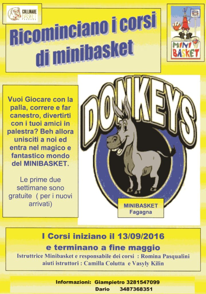 Corsi di Minibasket