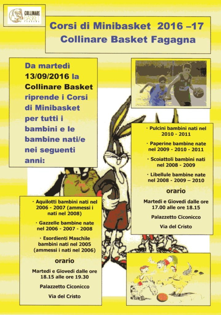 Corsi di Minibasket