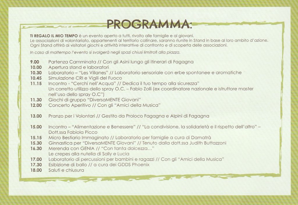 programma-ti regalo il mio tempo
